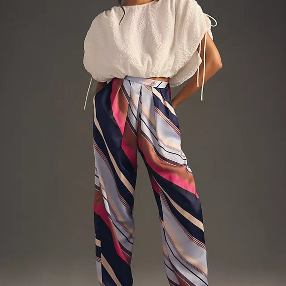 👖Anthropologie Silk Pant NWT, 10T - Picture 1 of 5